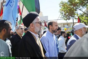 حضور شخصیت های حوزوی در راهپیمایی روز جهانی قدس